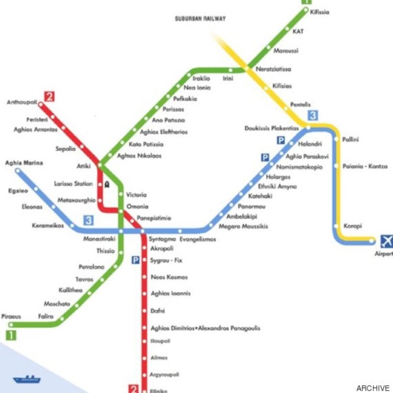 Ένας χάρτης του μετρό που θα σε οδηγήσει σε μερικά από τα καλύτερα μπαρ της Αθήνας